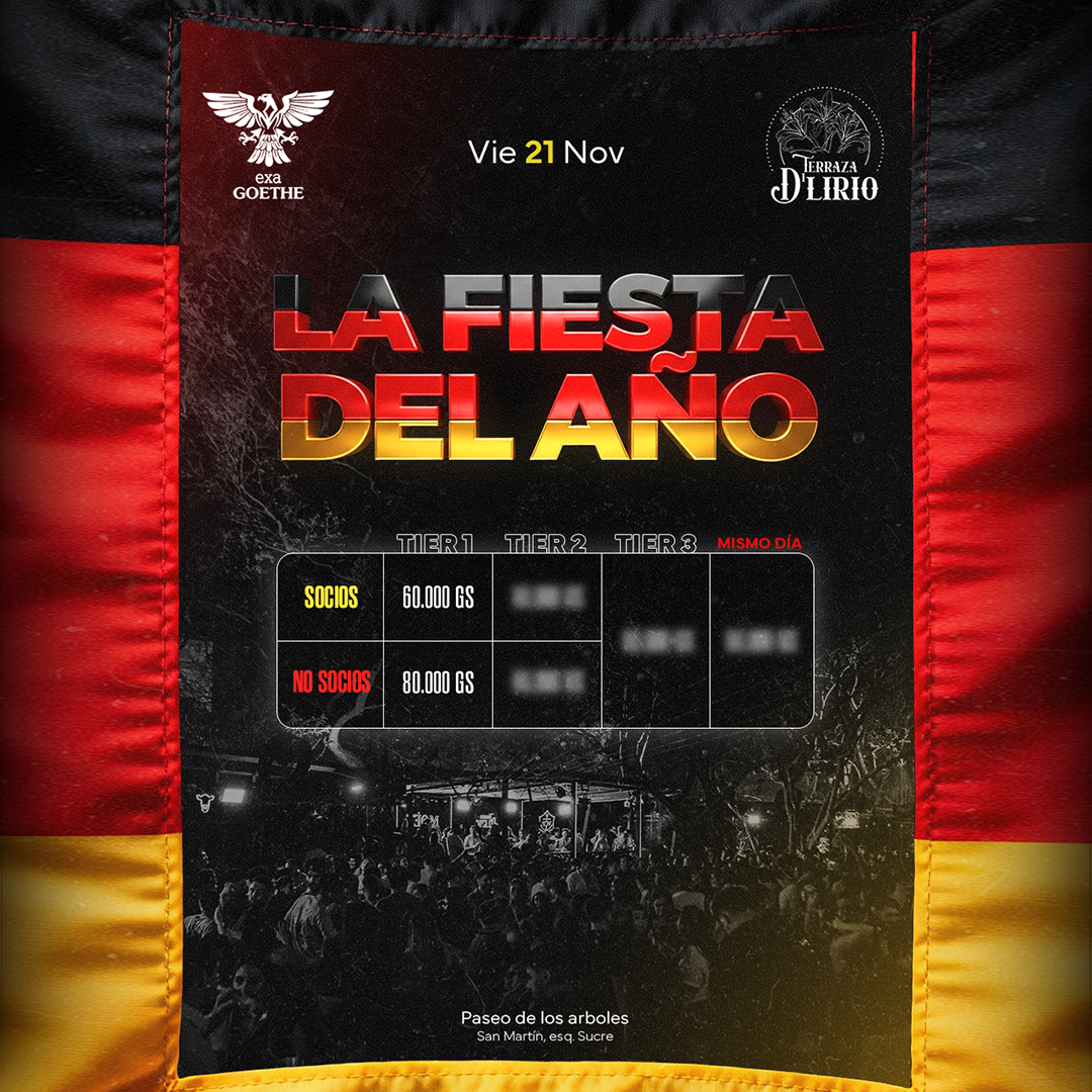 LA FIESTA DEL AÑO EXA GOETHE