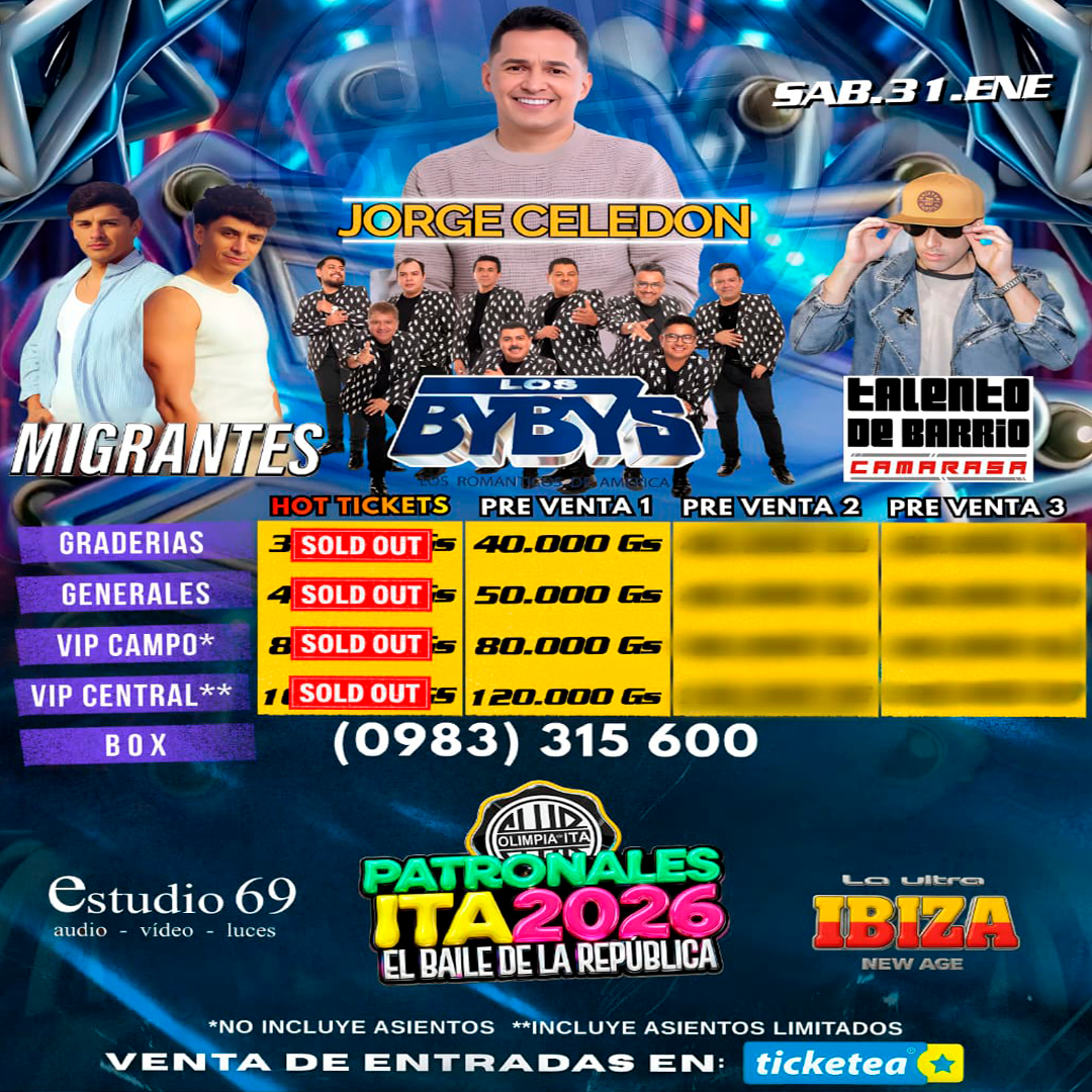 PATRONALES ITA 2026 - OLIMPIA DE ITA