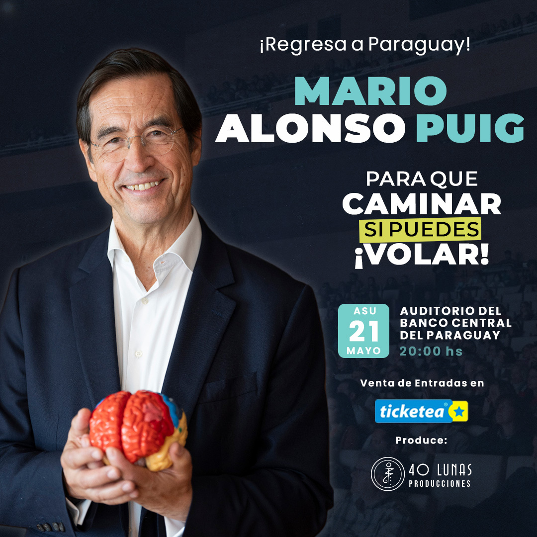 MARIO ALONSO PUIG: PARA QUE CAMINAR SI PUEDES VOLAR