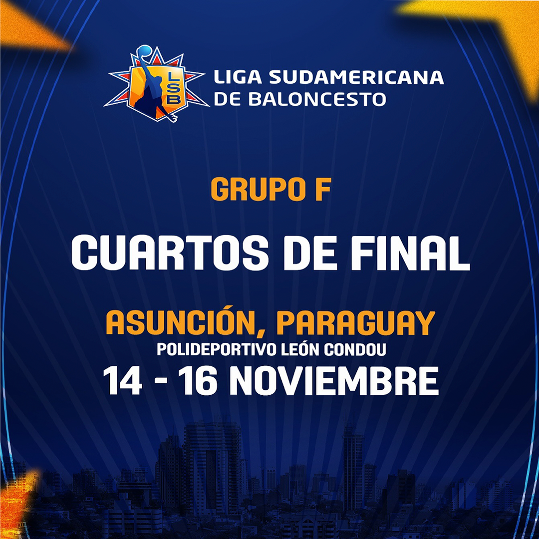 LIGA SUDAMERICANA DE BALONCESTO 2025 - GRUPO F