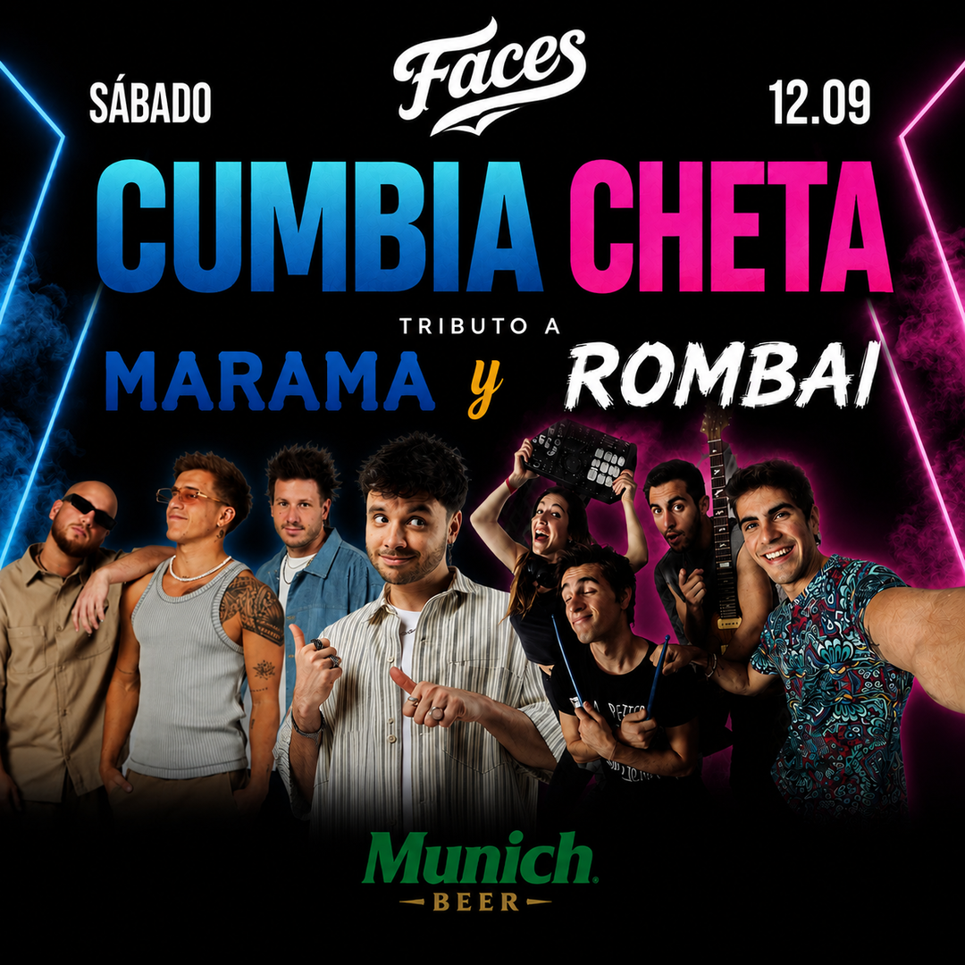 CUMBIA CHETA - TRIBUTO A MARAMA Y ROMBAI - FACES
