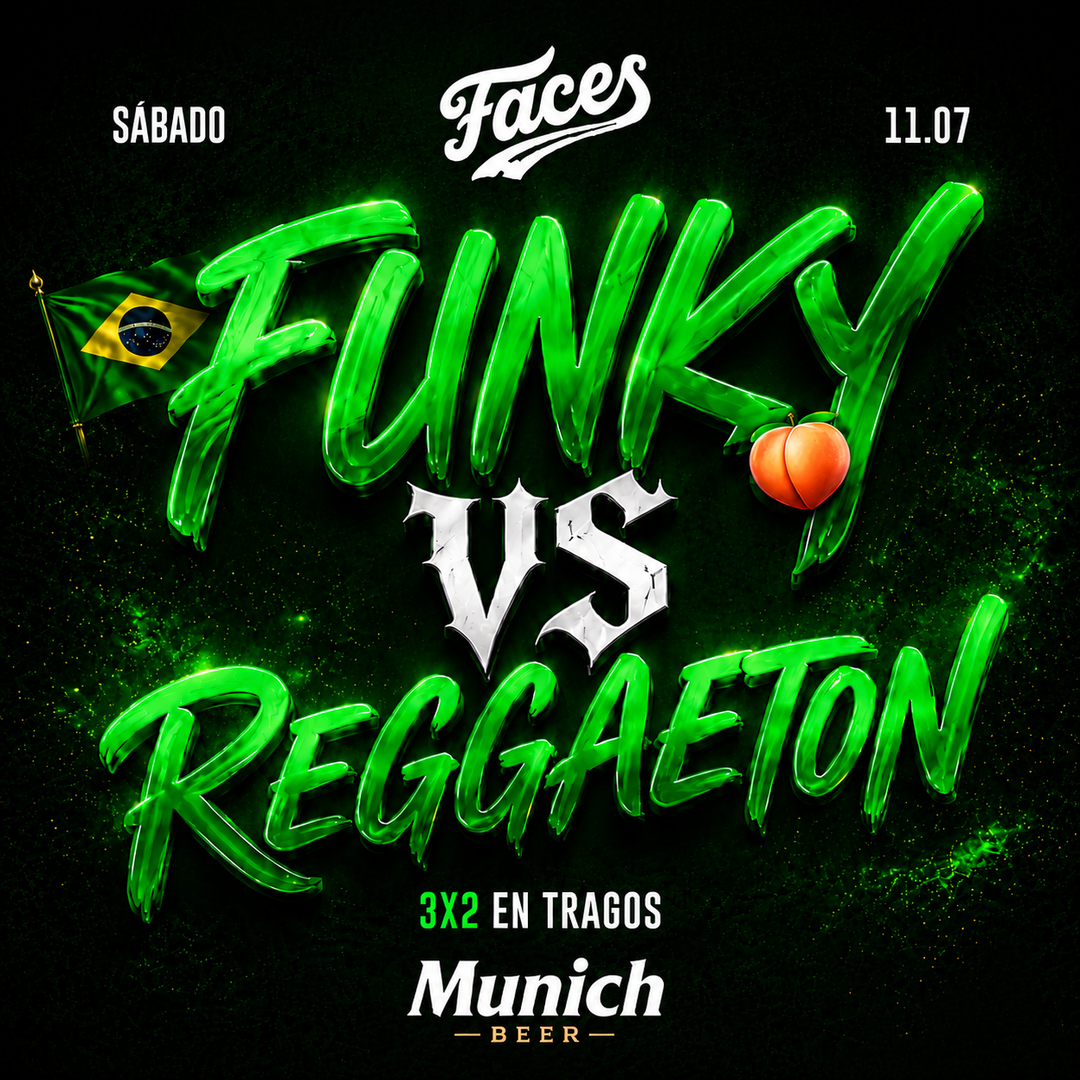 FUNKY VS REGGAETON - FACES