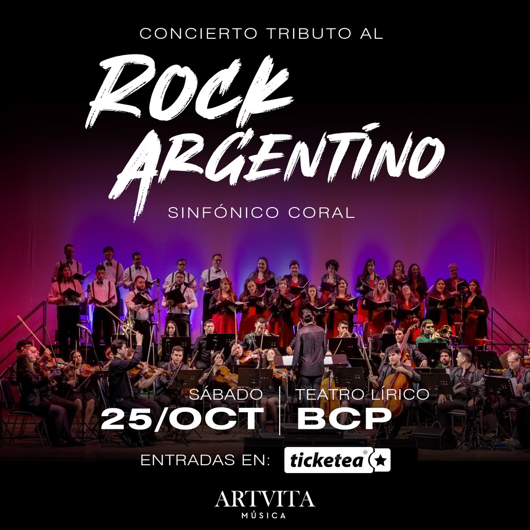 TRIBUTO AL ROCK ARGENTINO: CONCIERTO SINFONICO CORAL