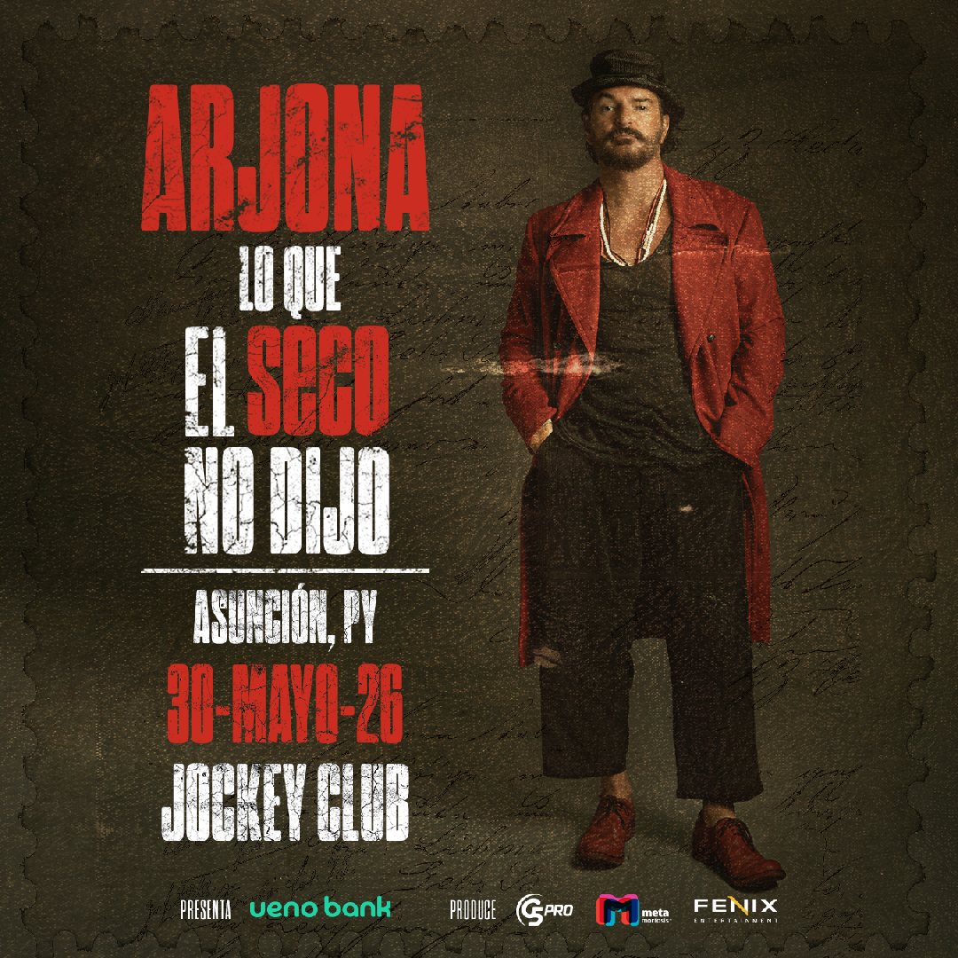 RICARDO ARJONA  - LO QUE EL SECO NO DIJO TOUR.