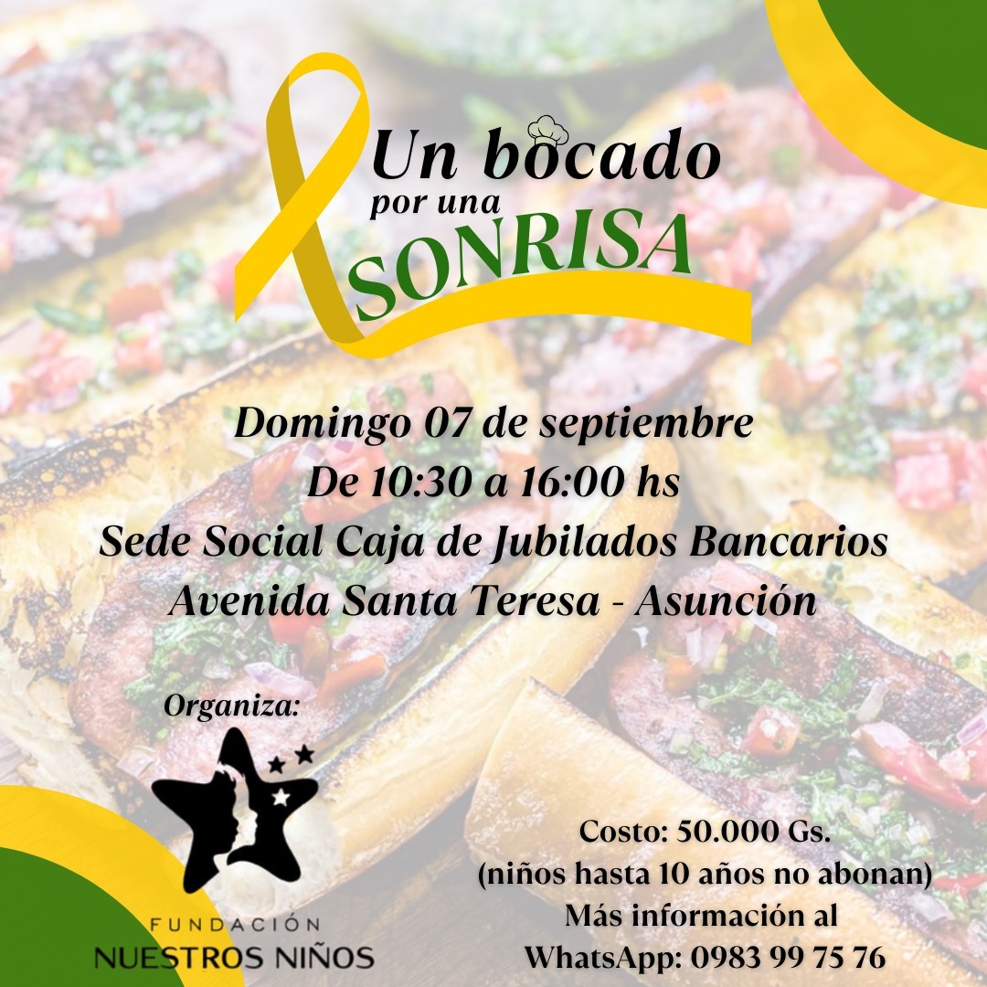 UN BOCADO POR UNA SONRISA