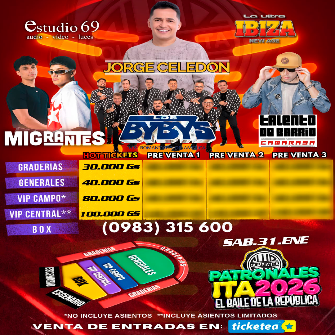 PATRONALES ITA 2026 - OLIMPIA DE ITA