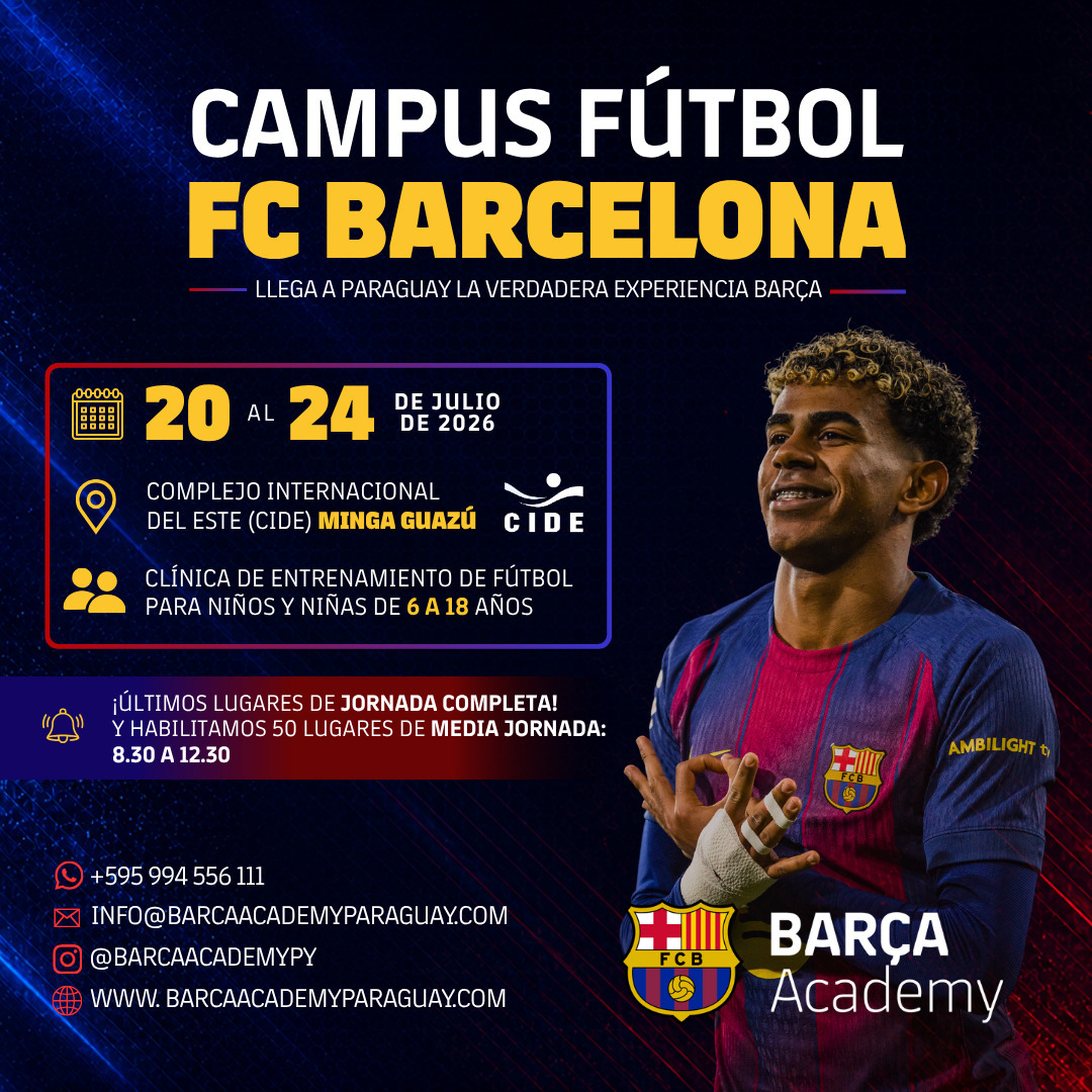 CAMPUS FC BARCELONA MINGA GUAZÚ 2026